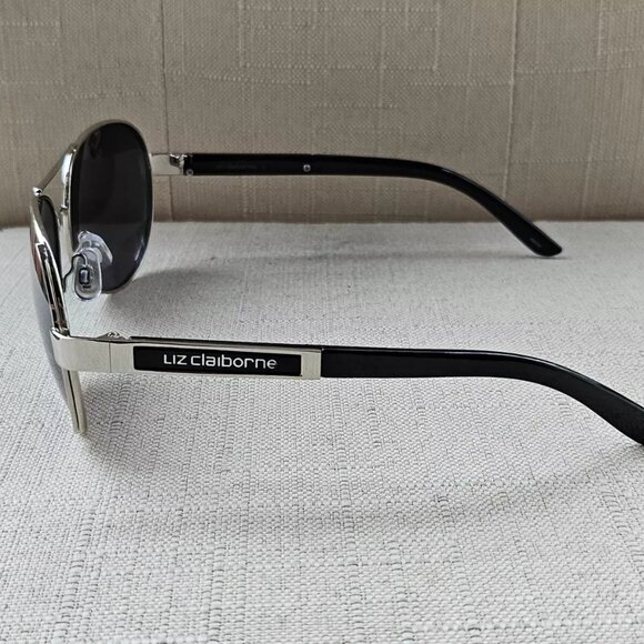 Liz Claiborne Sunglasses Silver Tone Metal Frame Unisex Eye Wear 61[]14 125 - Picture 12 of 12